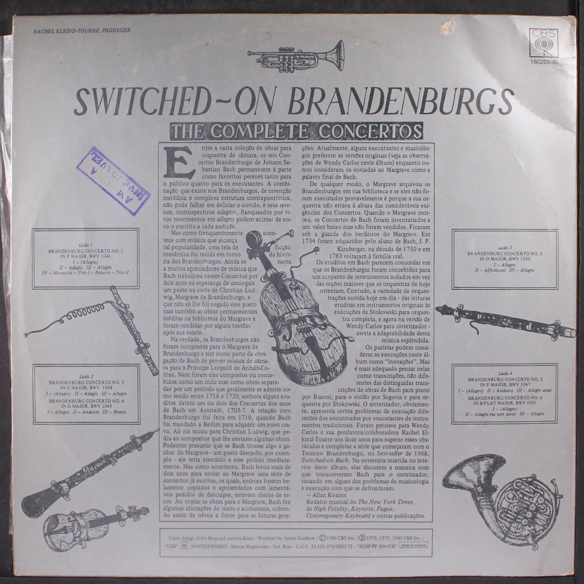 switched-on brandenburgs by WENDY CARLOS