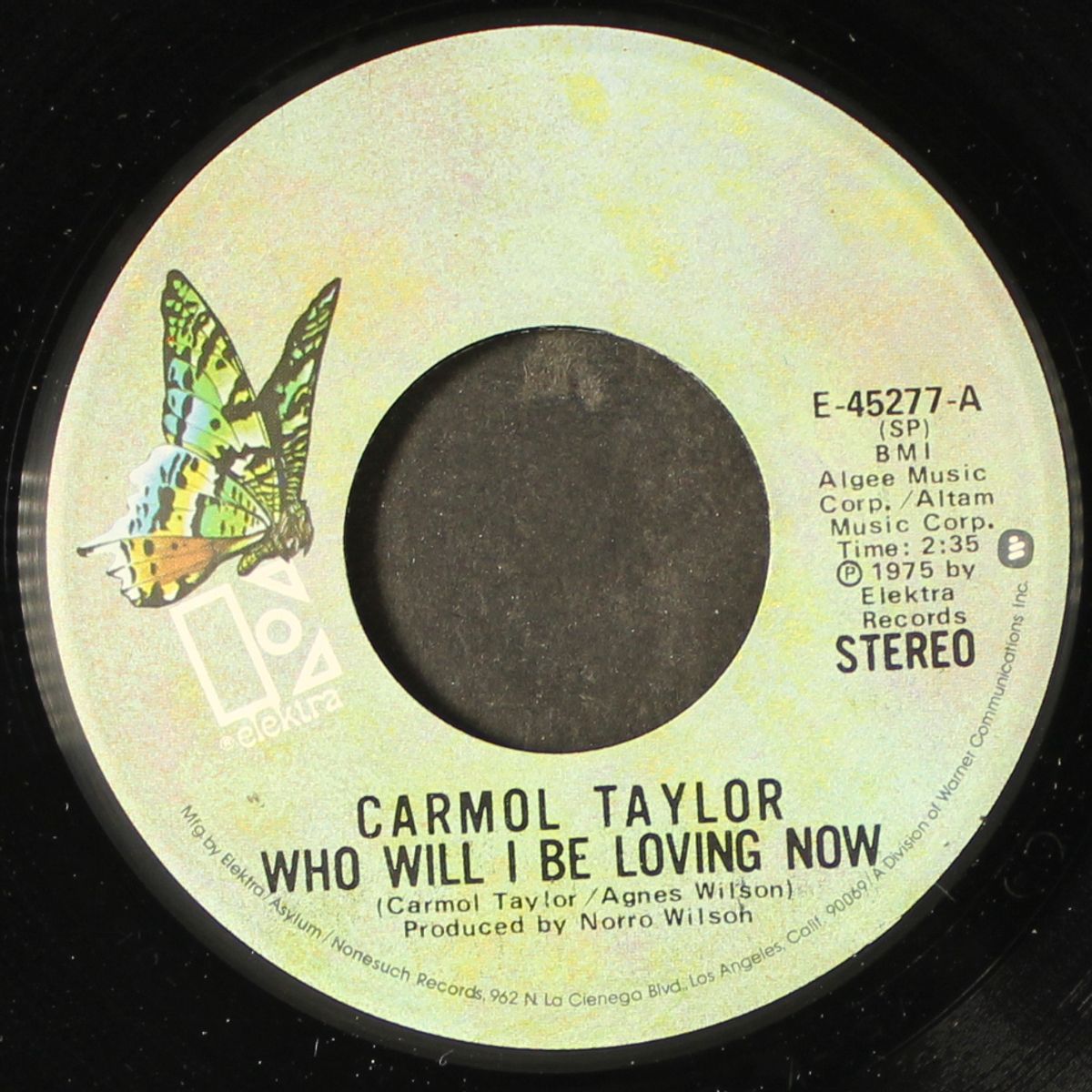 who will i be loving now / so fine by CARMOL TAYLOR