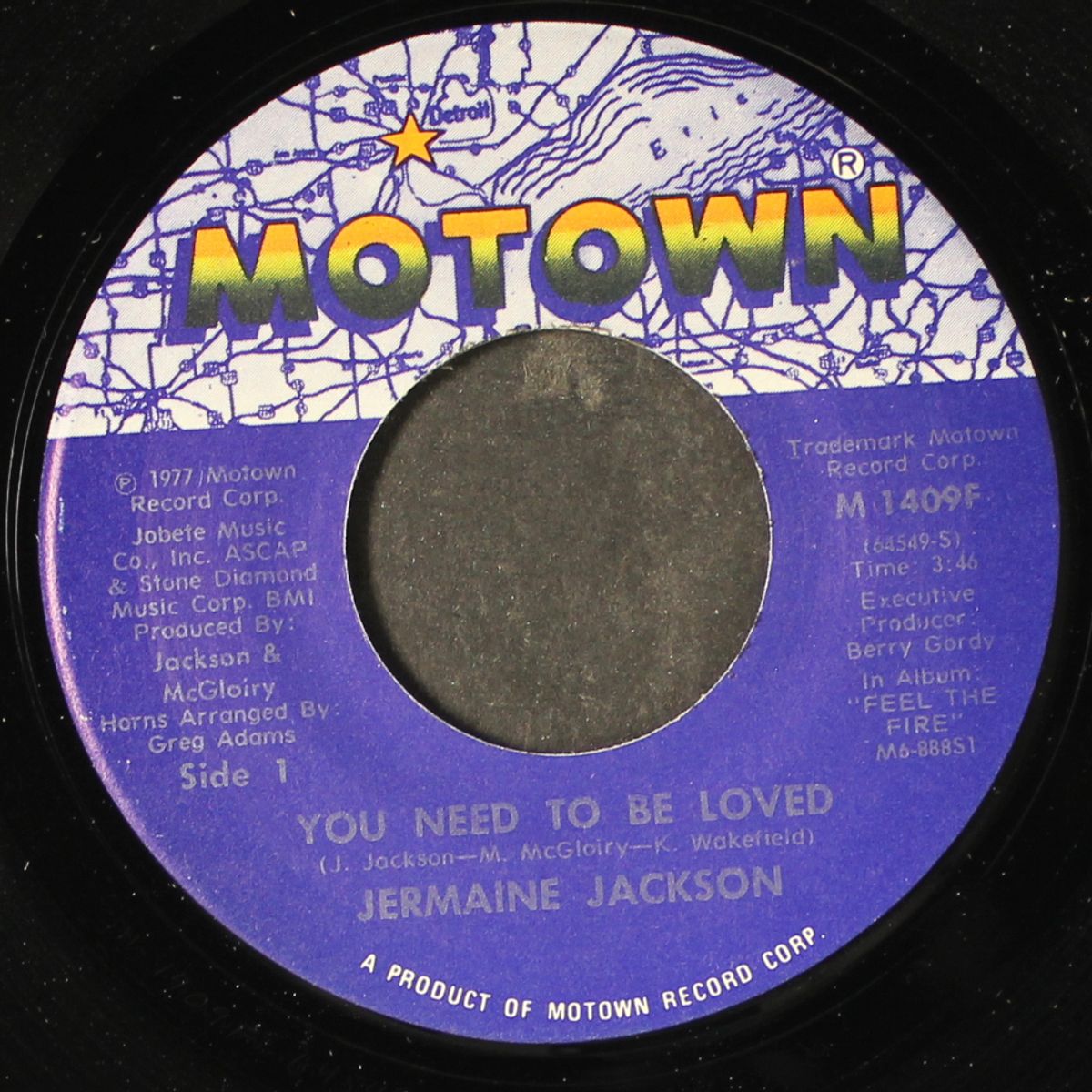 you need to be loved / my touch of madness by JERMAINE JACKSON