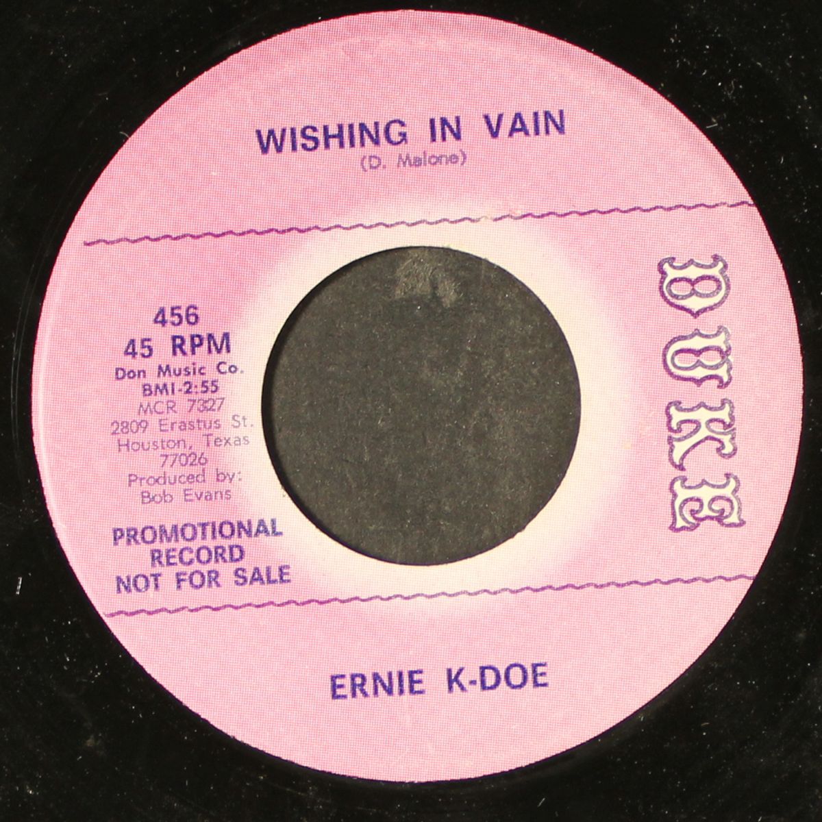 i'll make everything be alright / wishing in vain by ERNIE K-DOE