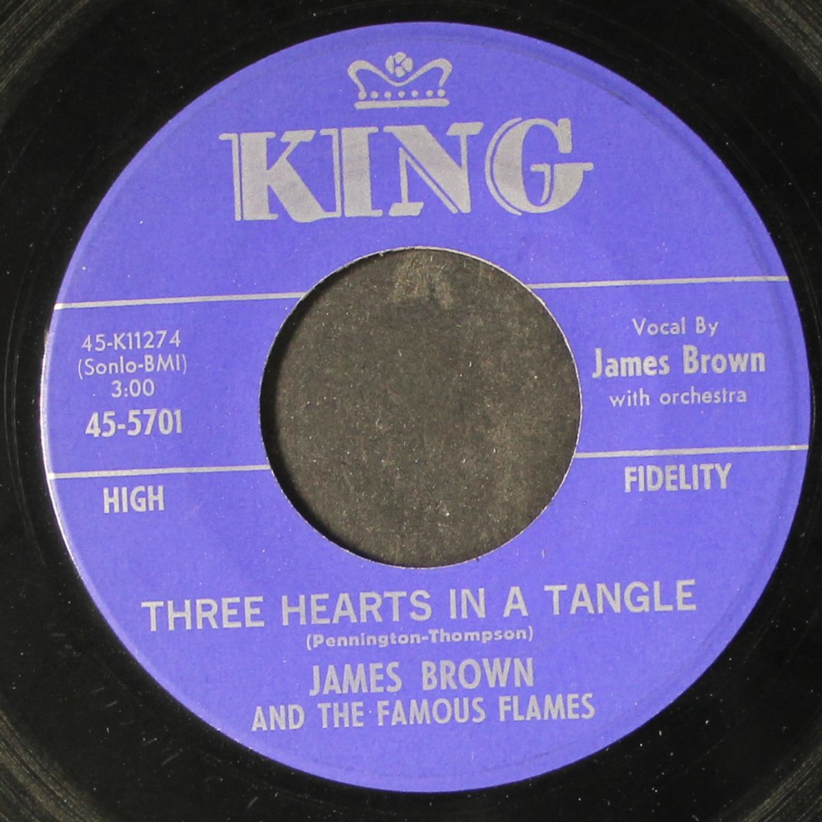 three hearts in a tangle / i've got money by JAMES BROWN