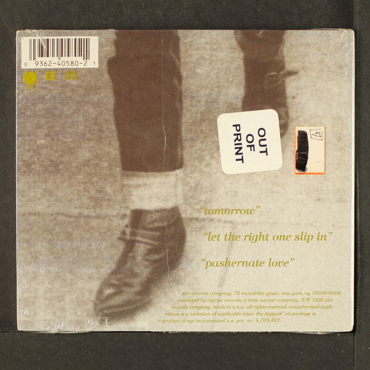 tomorrow by MORRISSEY