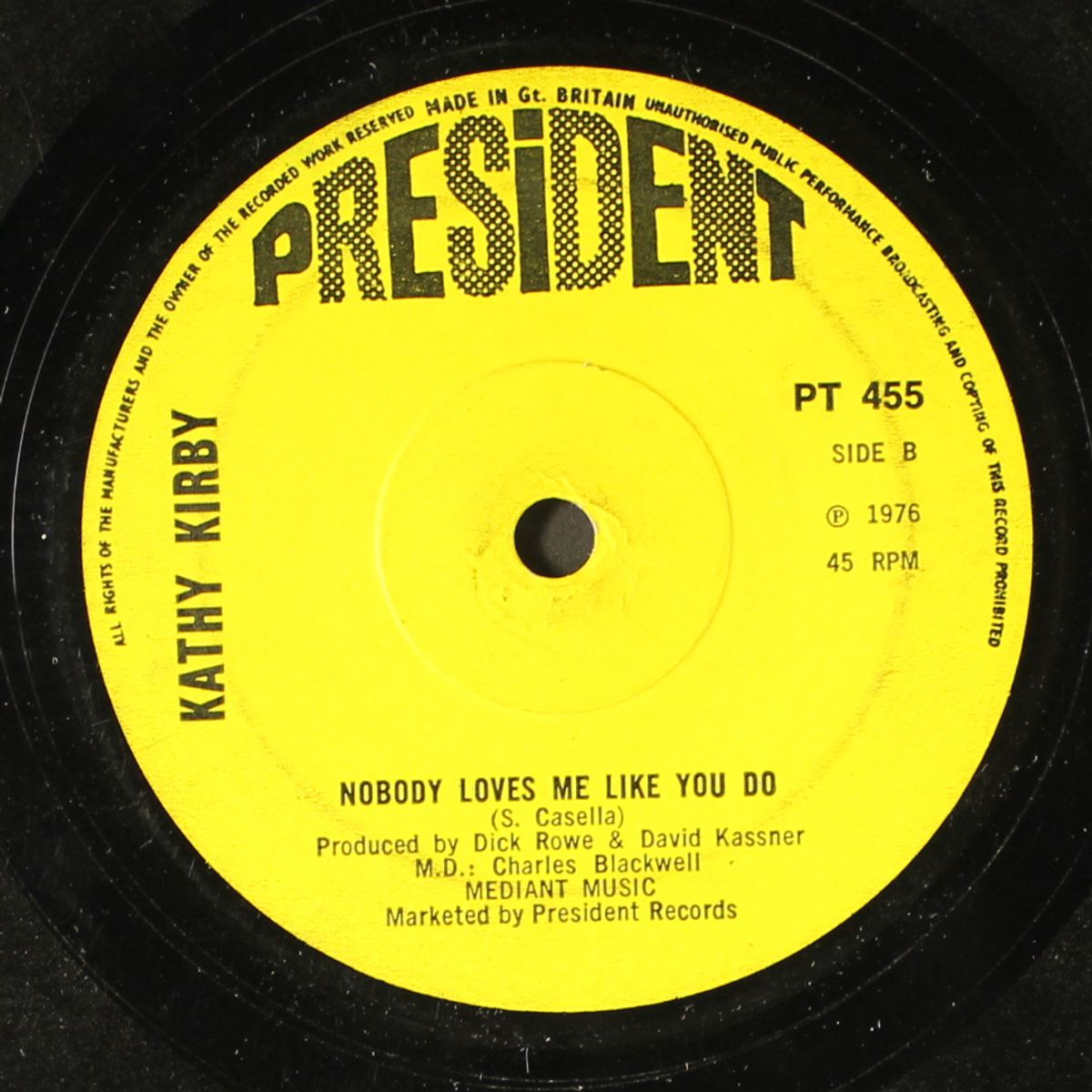 nobody loves me like you do / my prayer by KATHY KIRBY