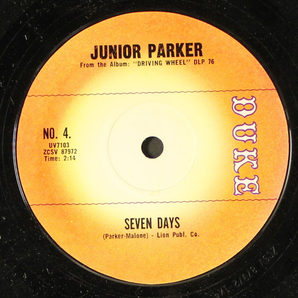 foxy devil / driving wheel by JUNIOR PARKER