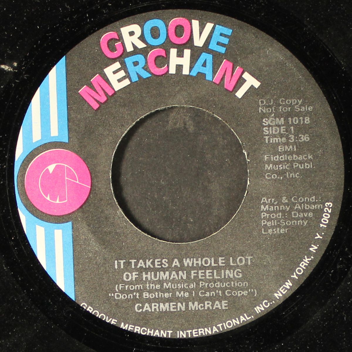 it takes a whole lot of human feeling / straighten up and fly right by CARMEN MCRAE