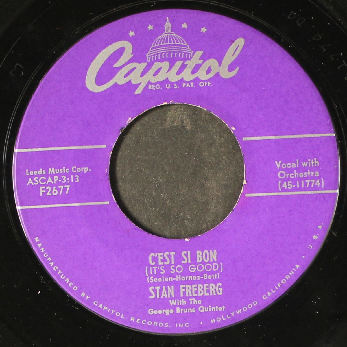 c'est si bon / a dear john & marsha letter by STAN FREBERG