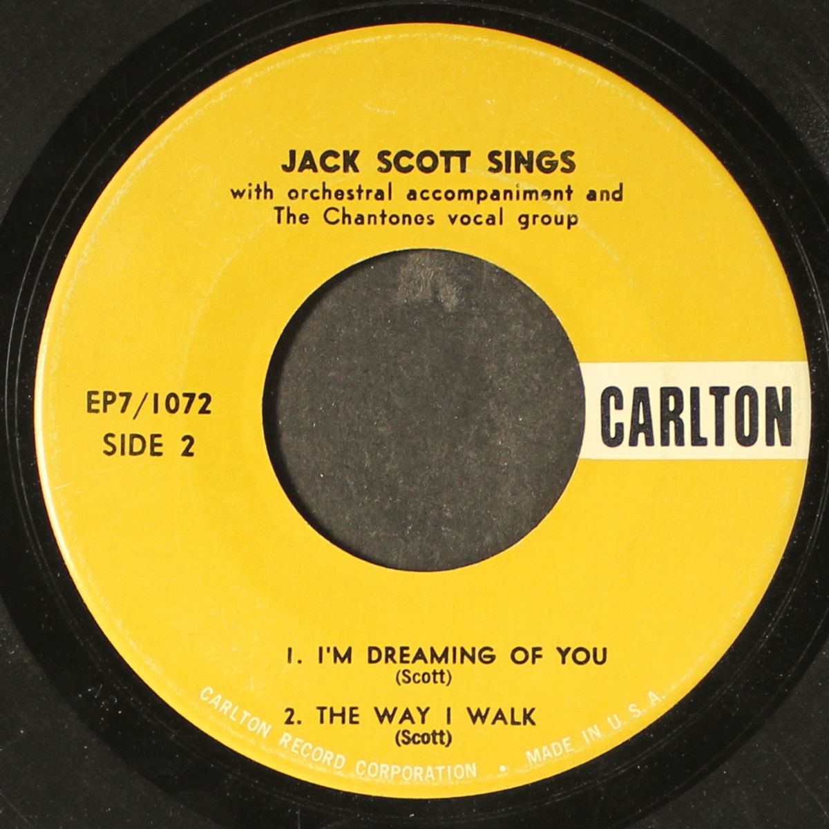 sings by JACK SCOTT