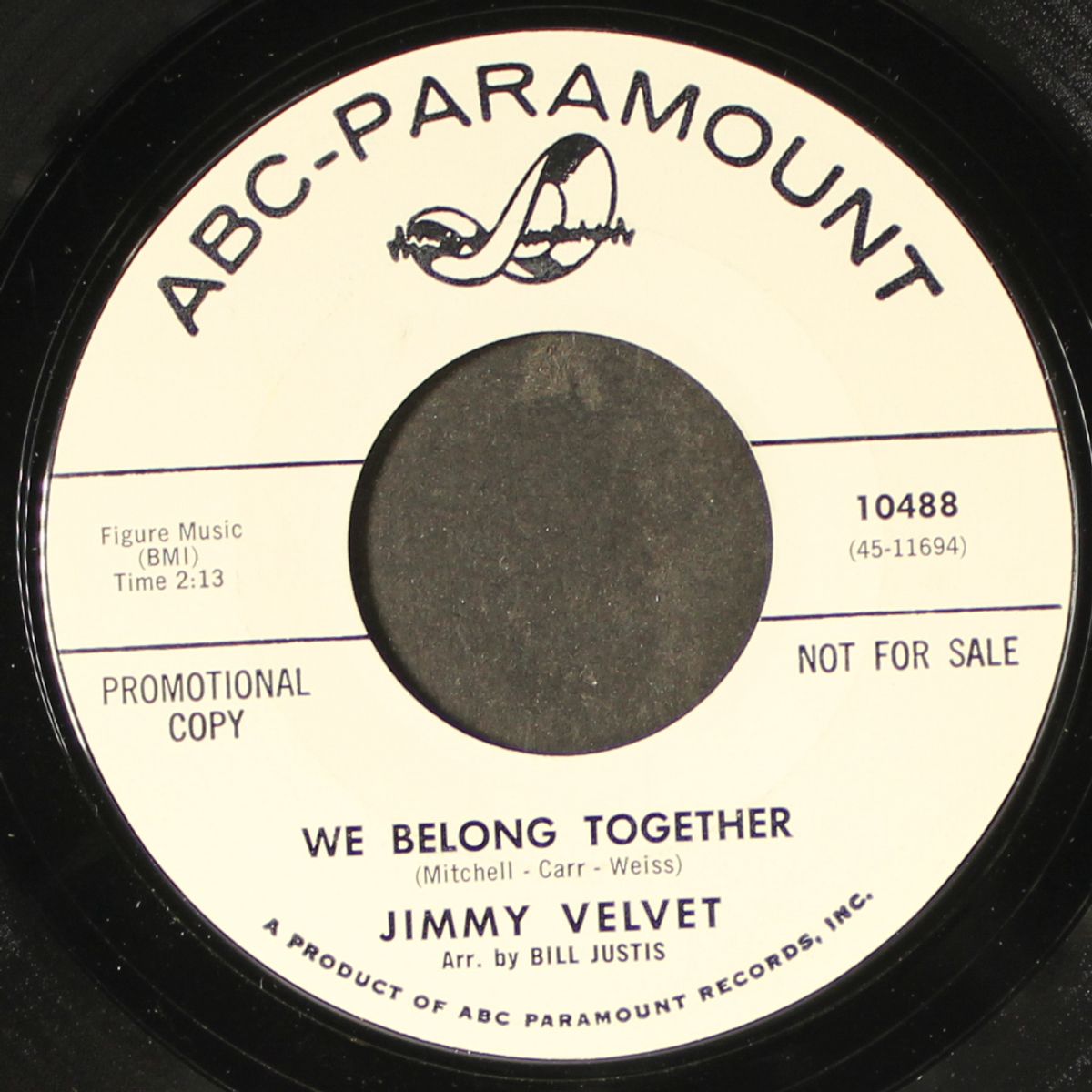 the history of love / we belong together by JIMMY VELVET