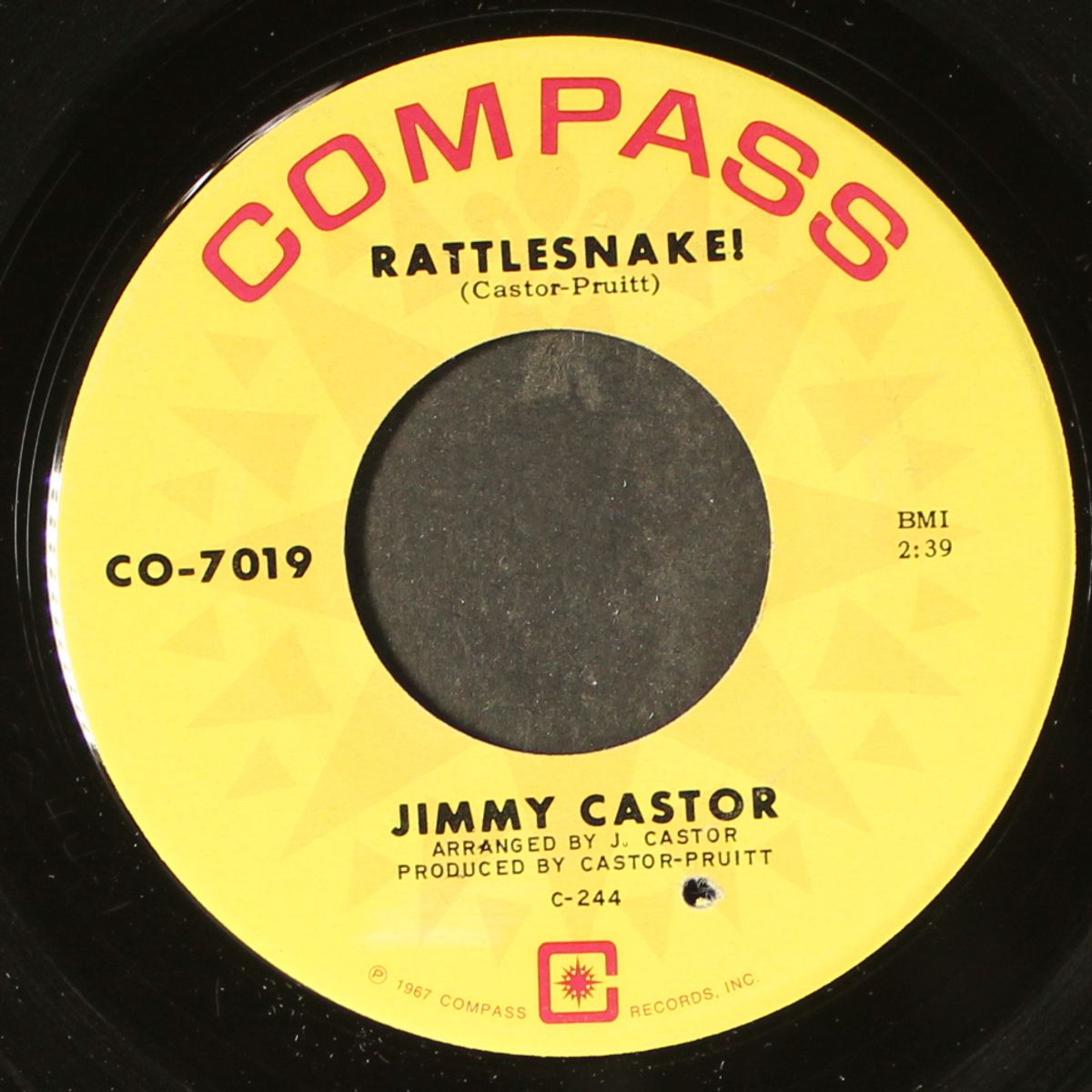 soul sister / rattlesnake! by JIMMY CASTOR