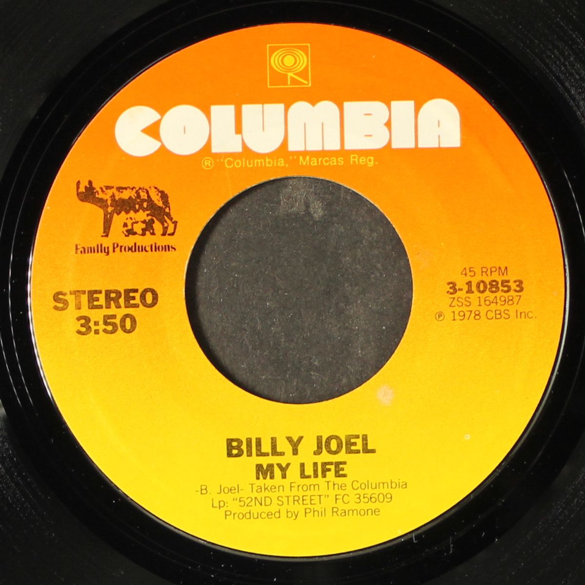 my life / 52nd street by BILLY JOEL
