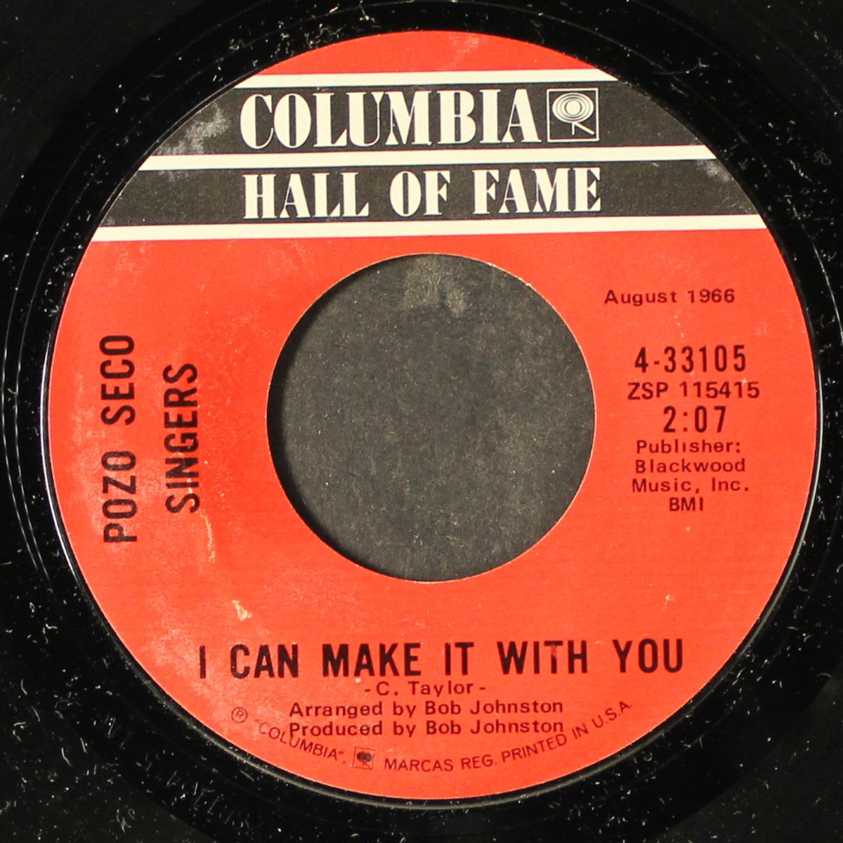 i can make it with you / time by POZO SECO SINGERS