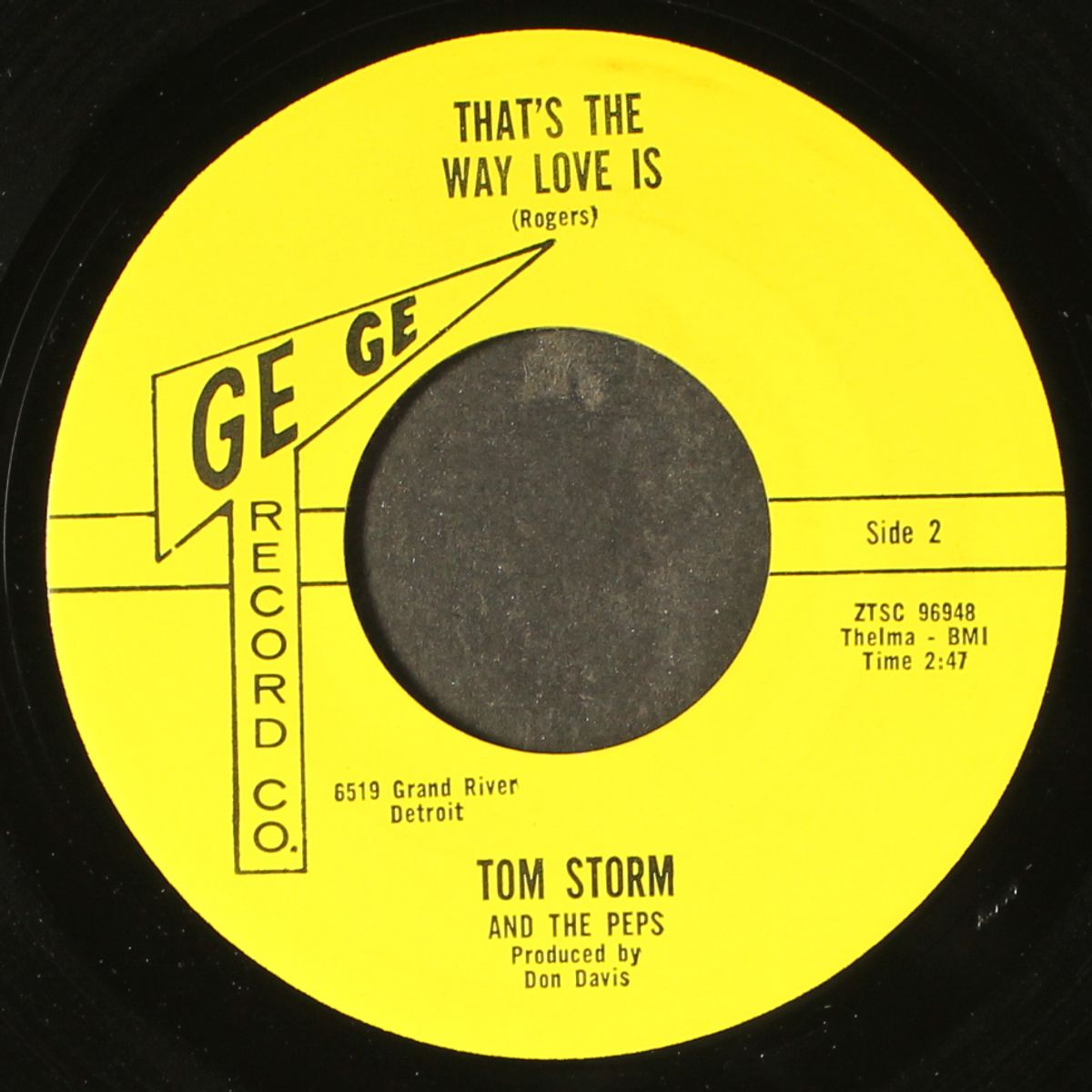 that's the way love is / i love you by TOM STORM & PEPS