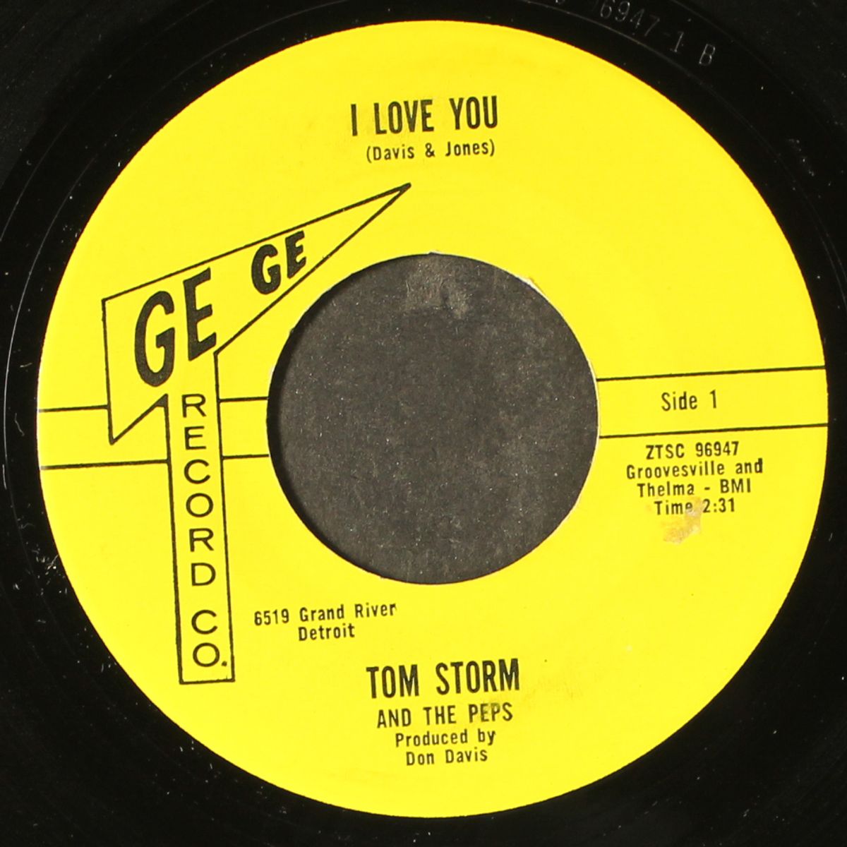 that's the way love is / i love you by TOM STORM & PEPS