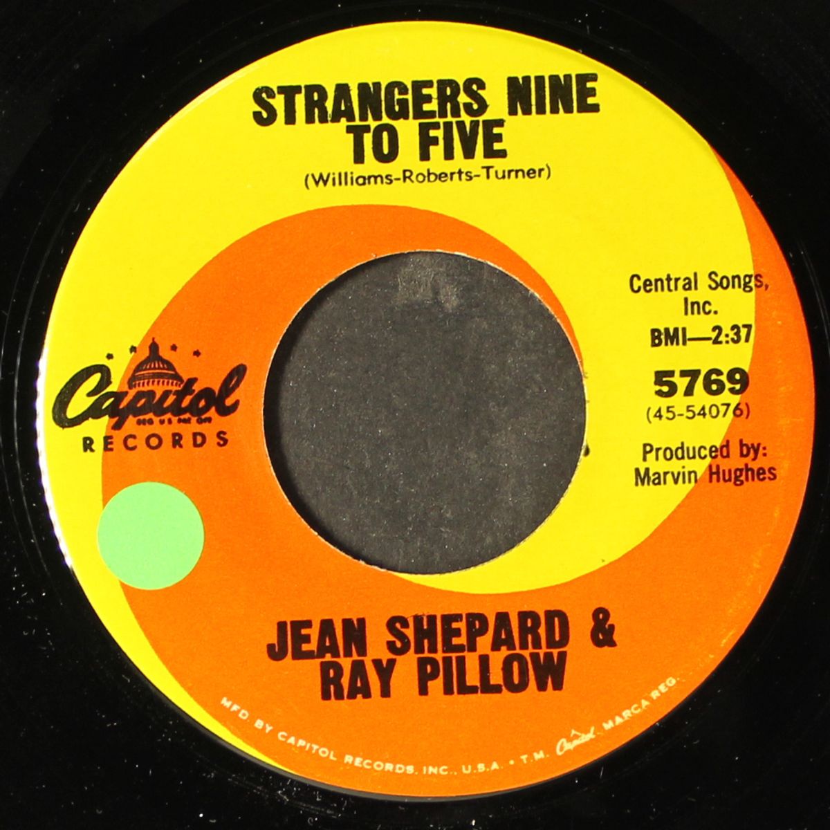mr. do-it-yourself / strangers nine to five by JEAN SHEPARD & RAY PILLOW