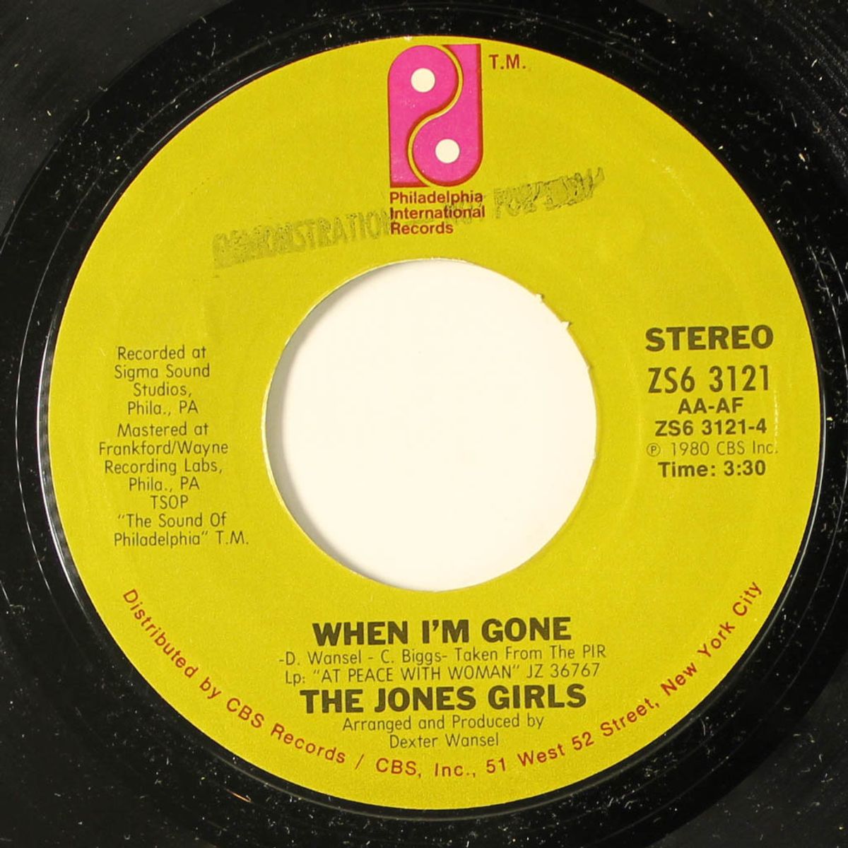 i just love the man / when i'm gone by JONES GIRLS