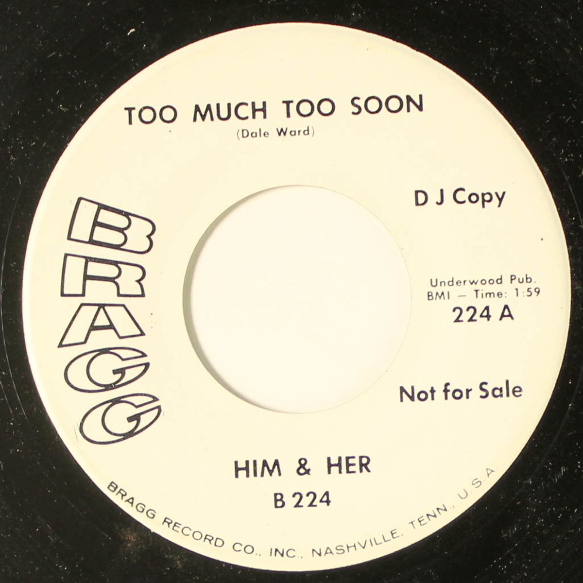 too much too soon / everyday i have to cry by HIM & HER