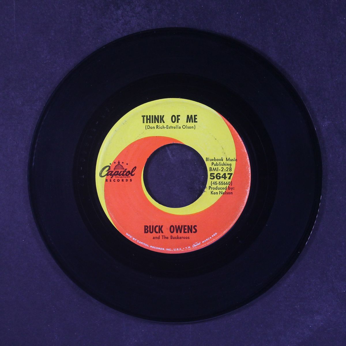 think of me by BUCK OWENS
