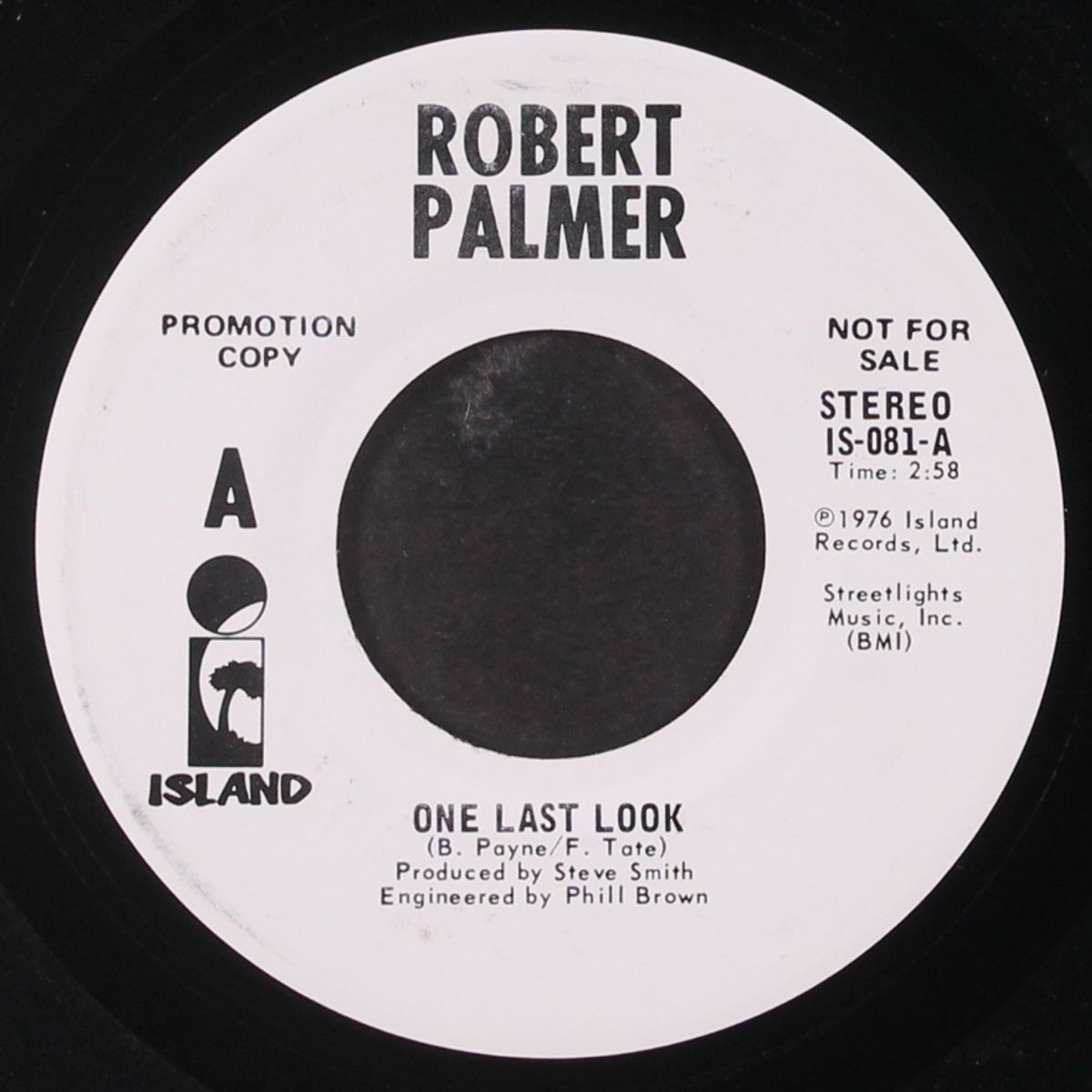 one last look / same by ROBERT PALMER