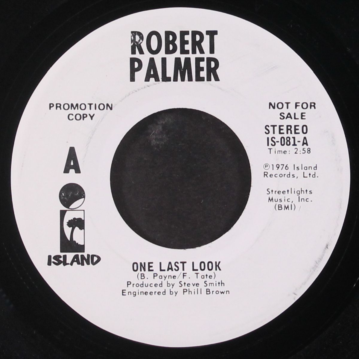 one last look / same by ROBERT PALMER