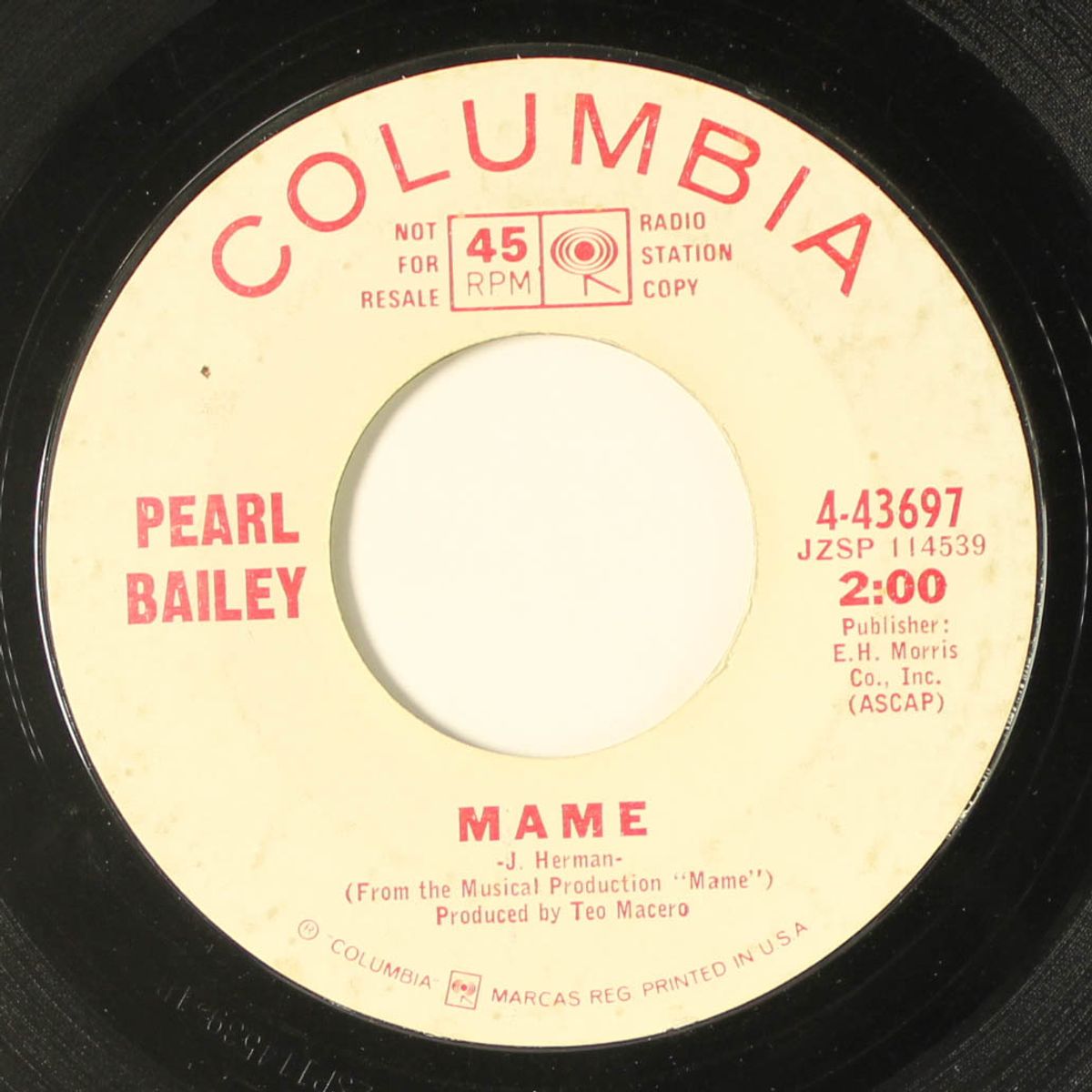 mame / big spender by PEARL BAILEY