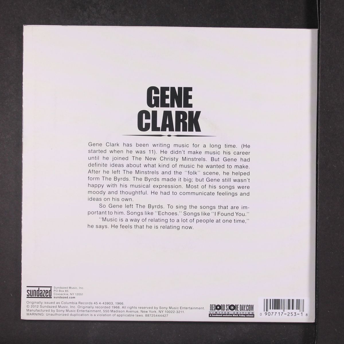 echoes / i found you by GENE CLARK