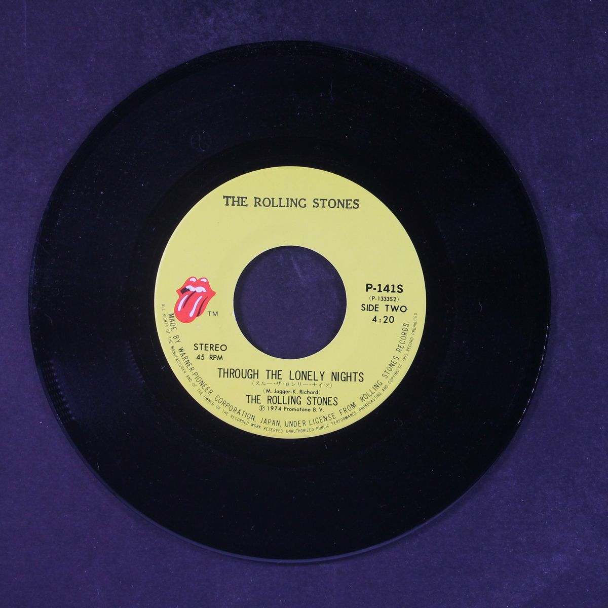 it's only rock 'n roll / through the lonely nights by ROLLING STONES