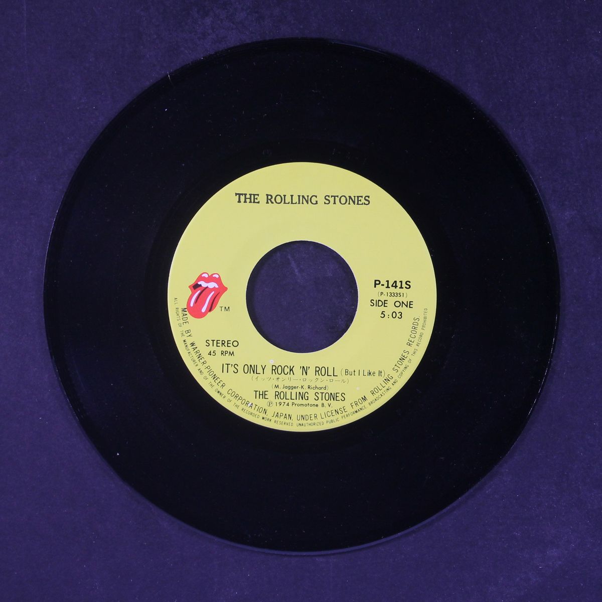 it's only rock 'n roll / through the lonely nights by ROLLING STONES