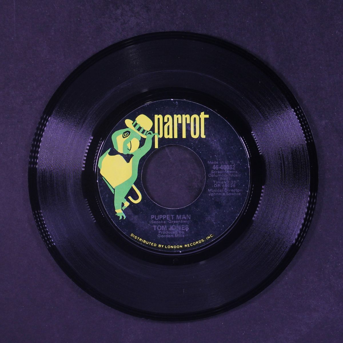 puppet man / every mile by TOM JONES