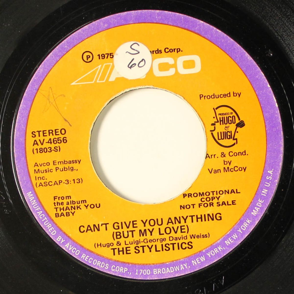 can't give you anything (but my love) / same by STYLISTICS