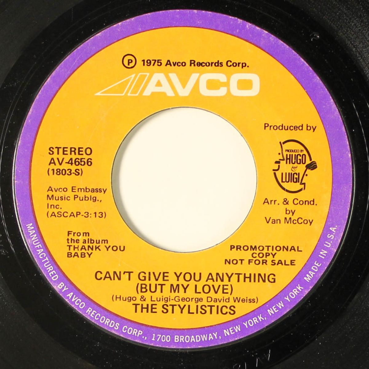 can't give you anything (but my love) / same by STYLISTICS