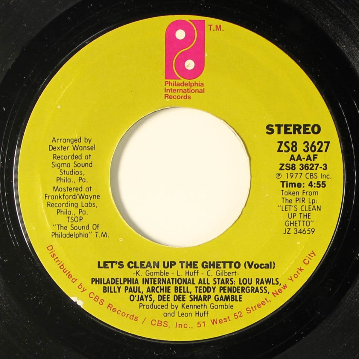 let's clean up the ghetto / instrumental by PHILADELPHIA INTERNATIONAL ALL STARS