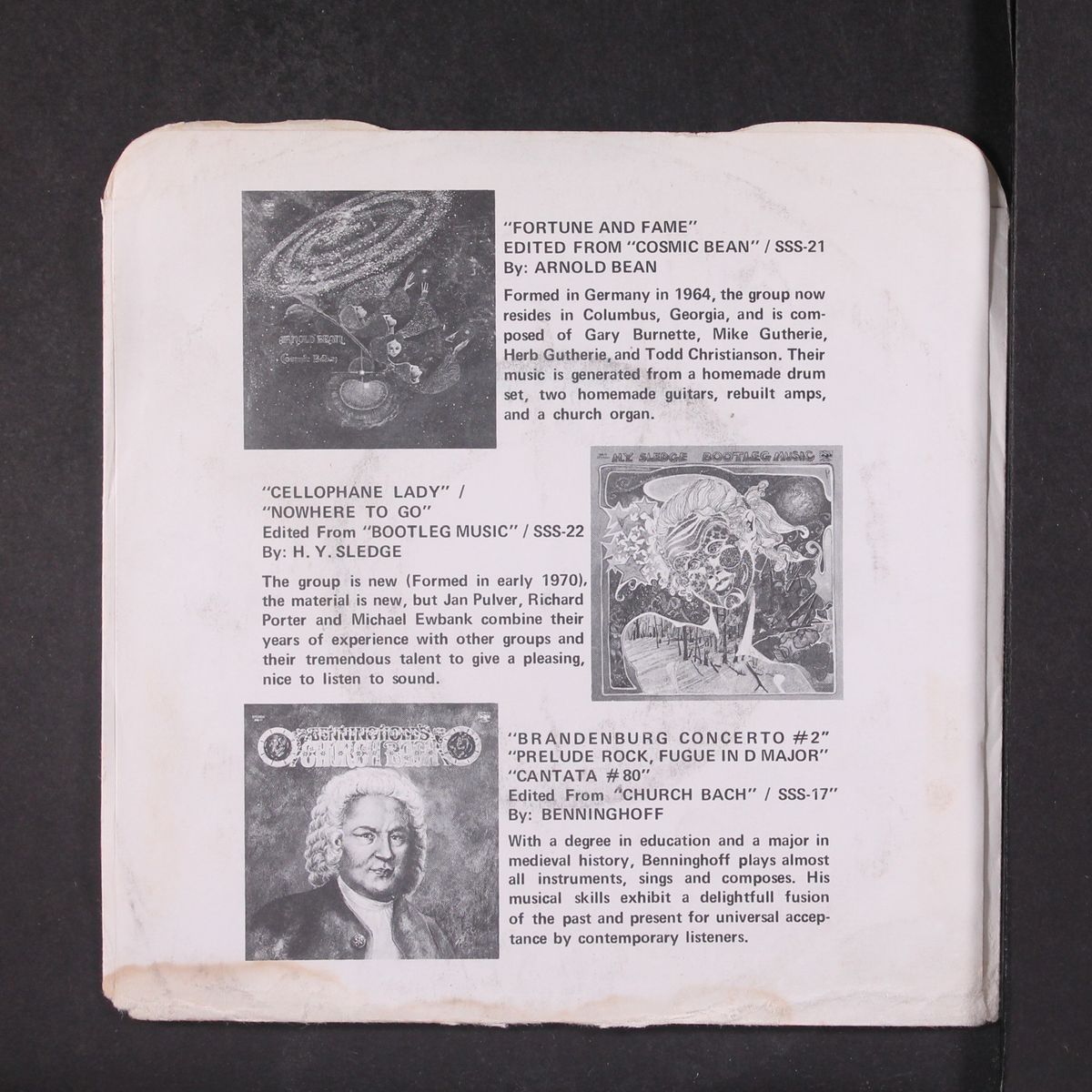 special bonus single by BENNINGHOFF & OTHERS