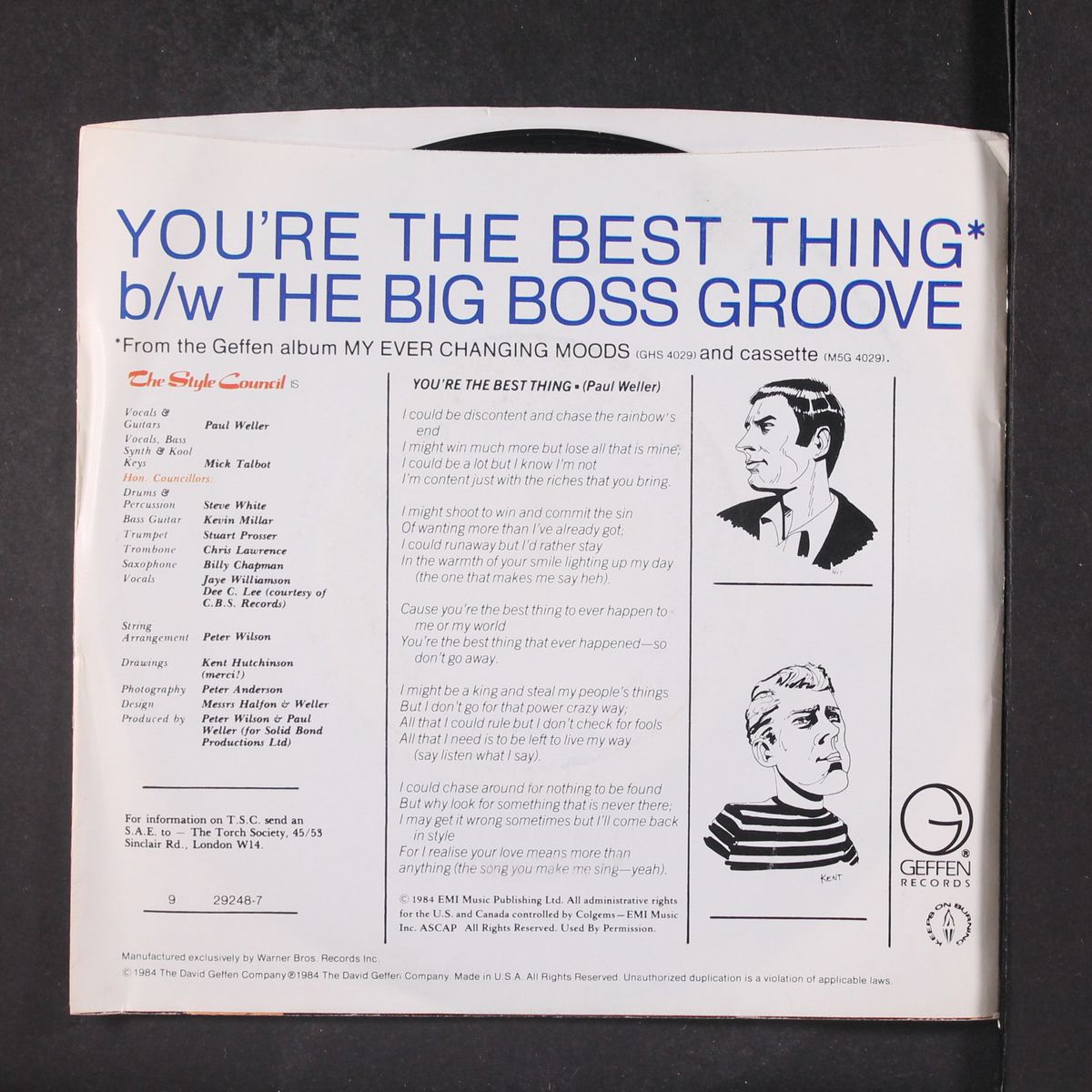 you're the best thing / the big boss groove by STYLE COUNCIL