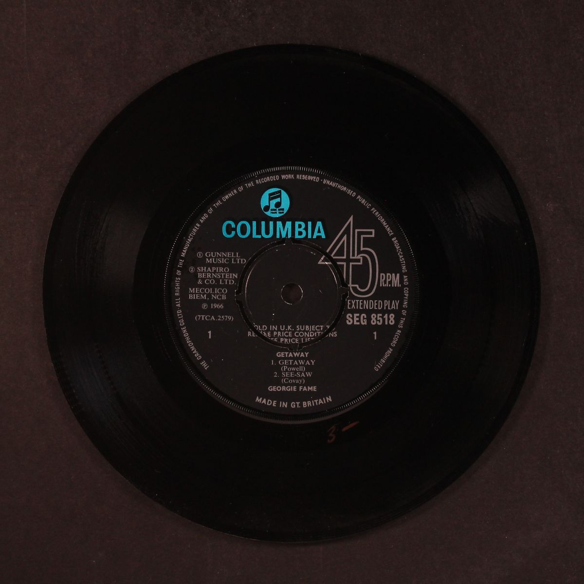 get away by GEORGIE FAME