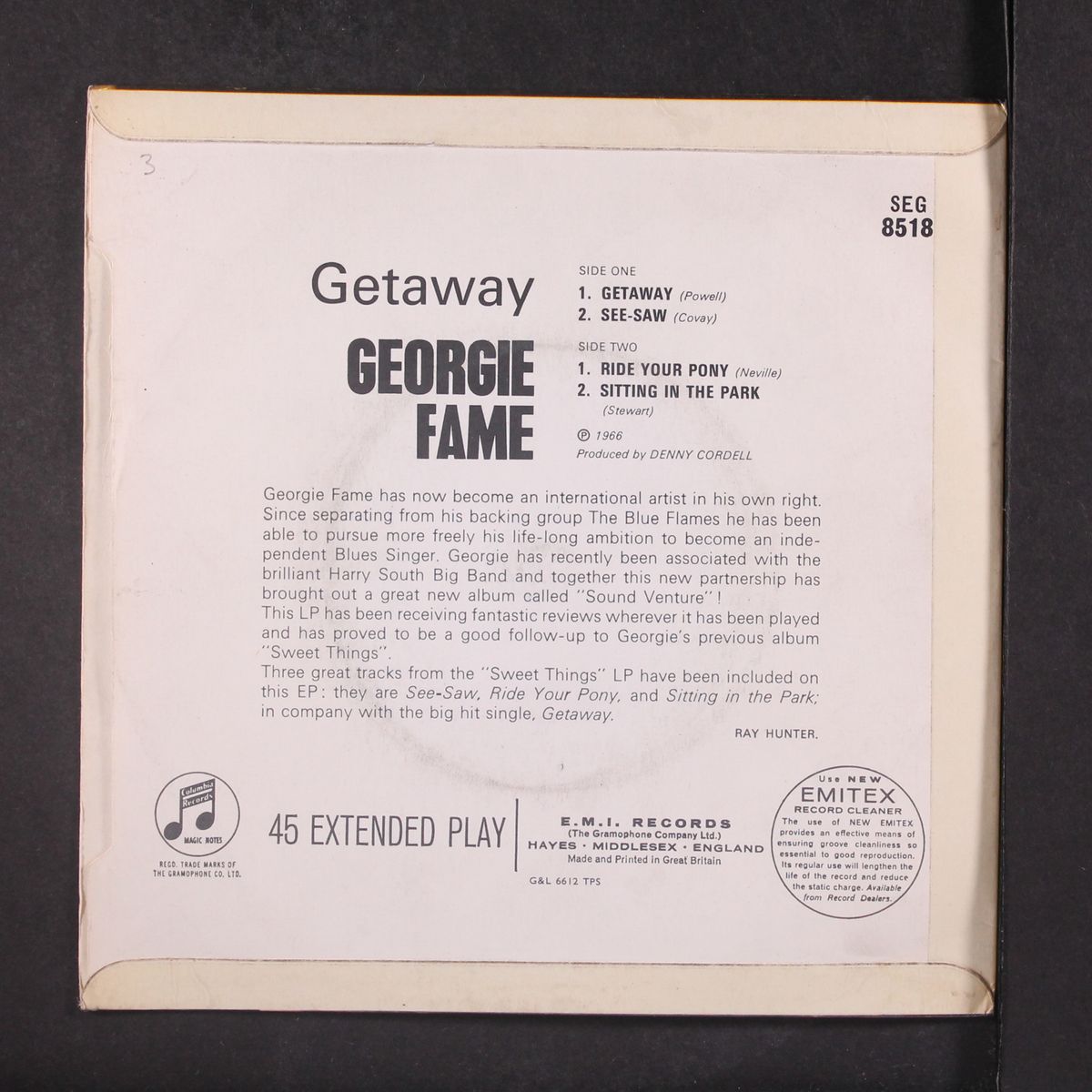 get away by GEORGIE FAME