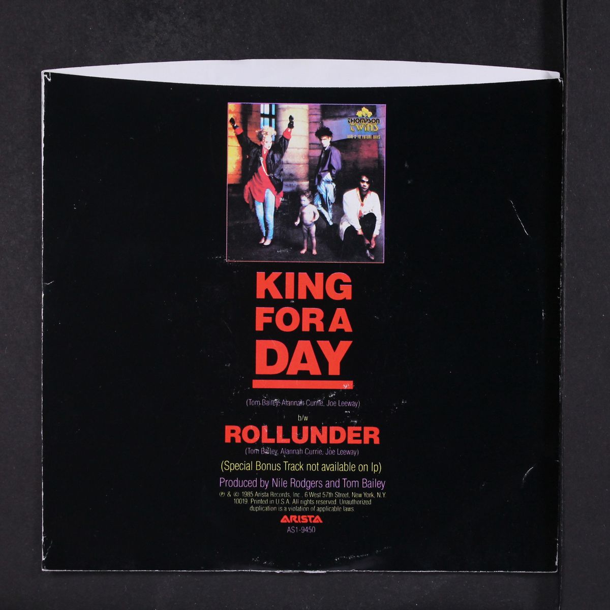 king for a day by THOMPSON TWINS