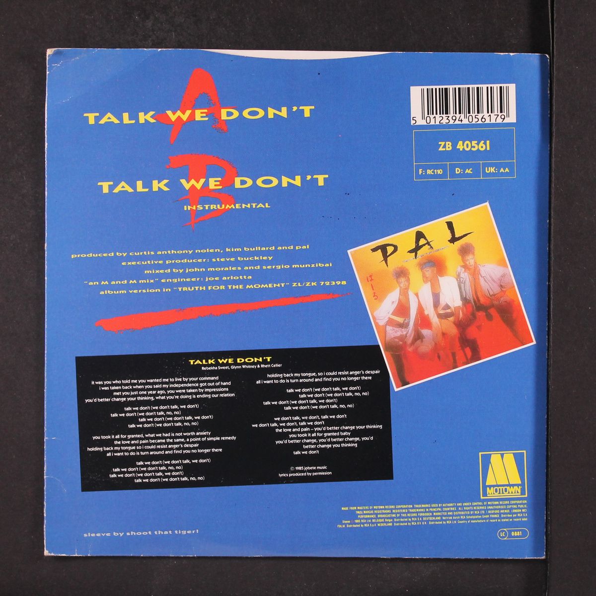 talk we don't by PAL