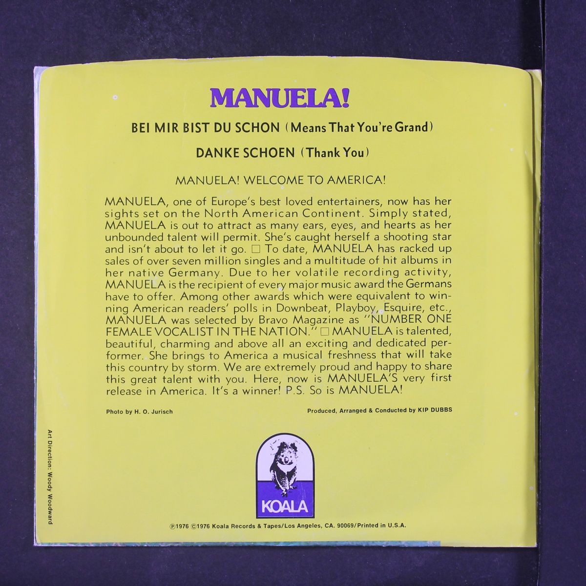 bei mir bist du schon / mono by MANUELA