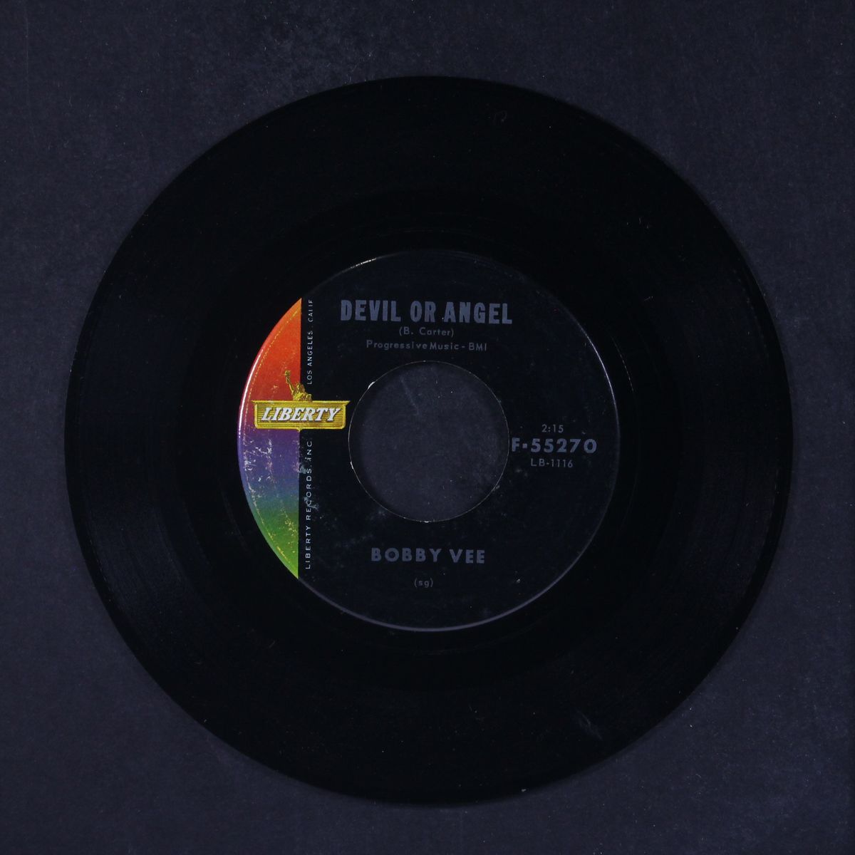 devil or angel / since i met you baby by BOBBY VEE