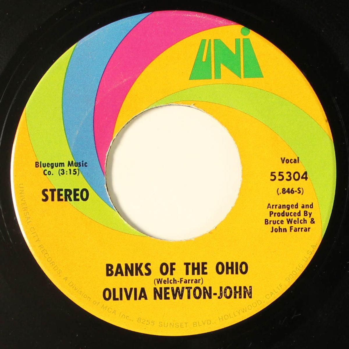 banks of the ohio / it's so hard to say goodbye by OLIVIA NEWTON-JOHN