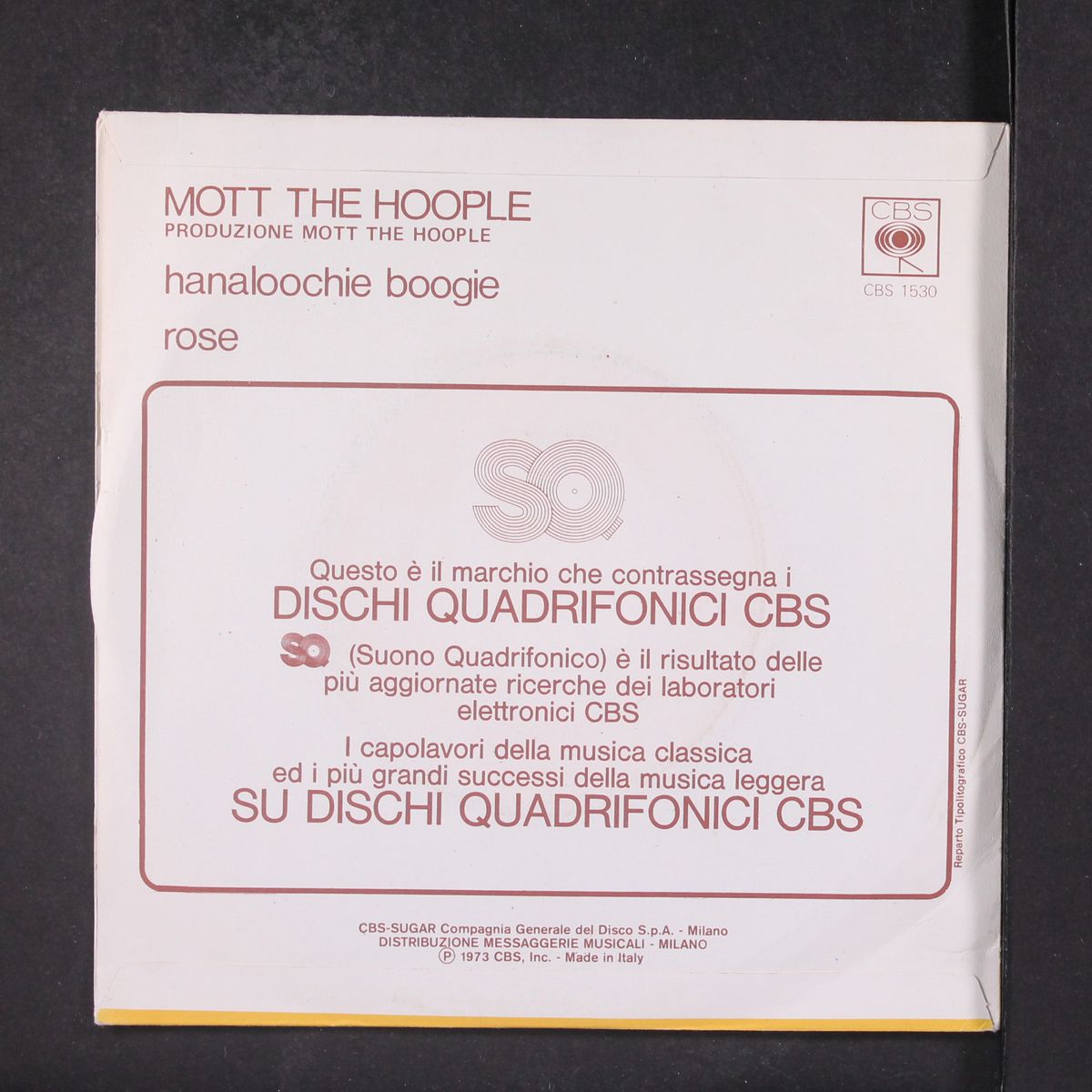 honaloochie boogie / rose by MOTT THE HOOPLE