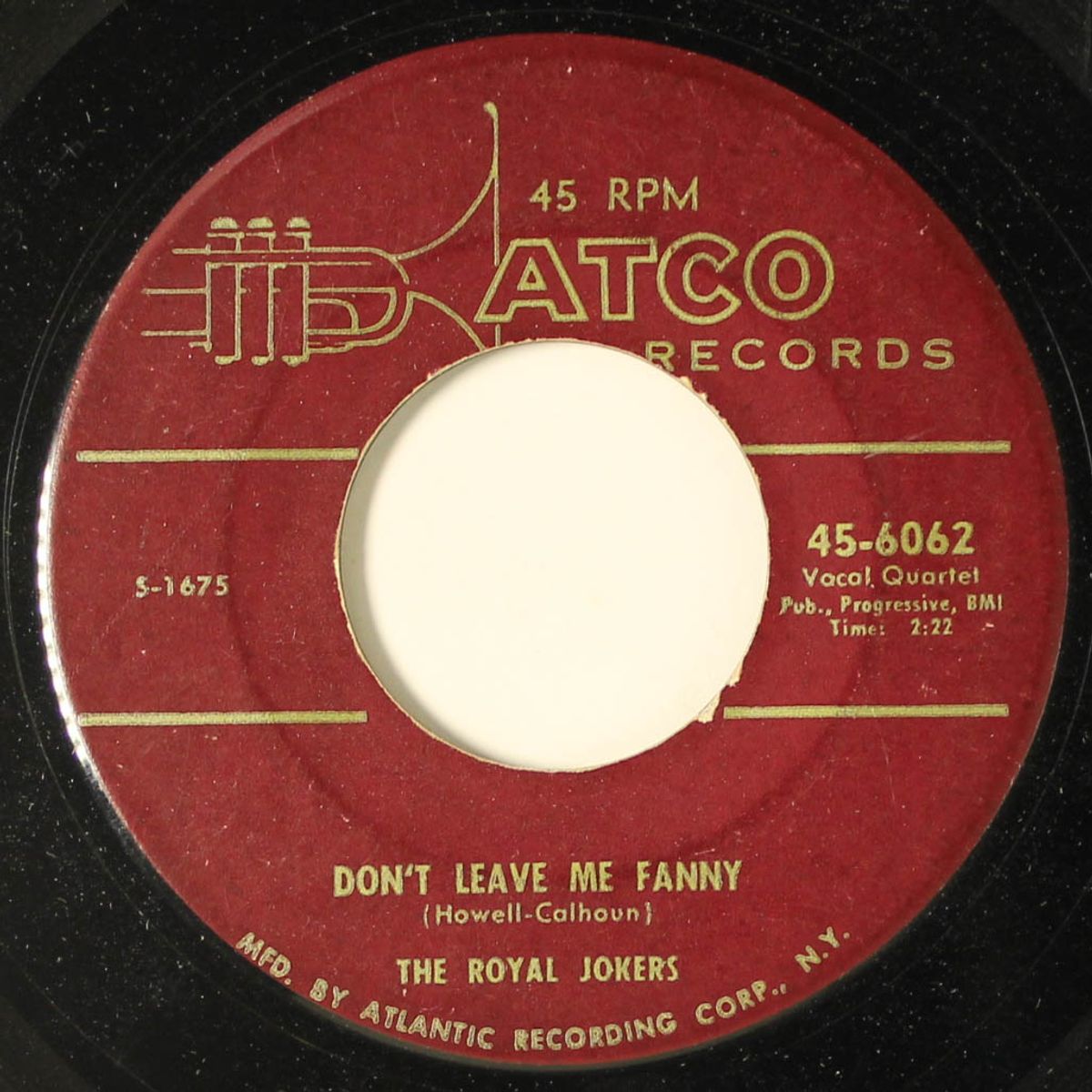 don't leave me fanny / rocks in my pillow by ROYAL JOKERS