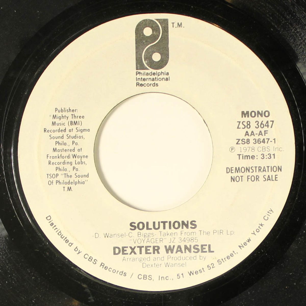 solutions / mono by DEXTER WANSEL