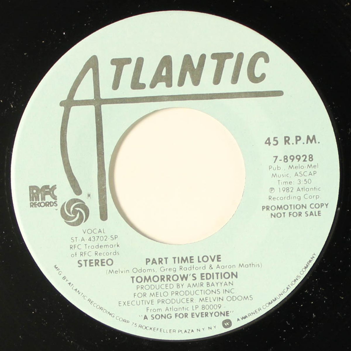 part time love / same by TOMORROW'S EDITION