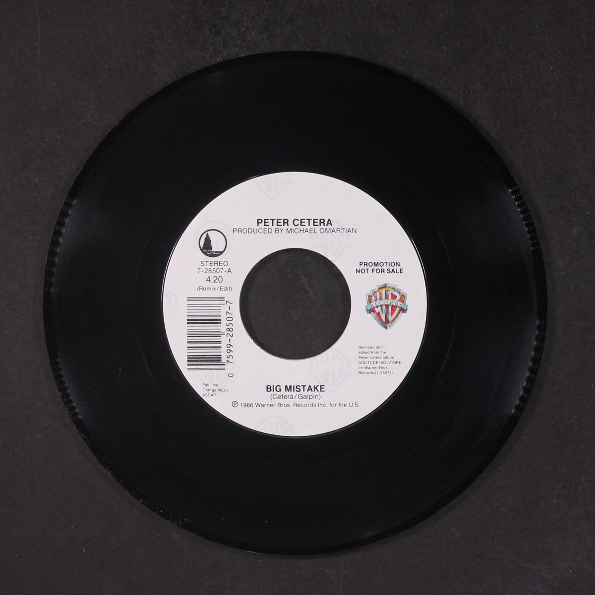 big mistake / same by PETER CETERA