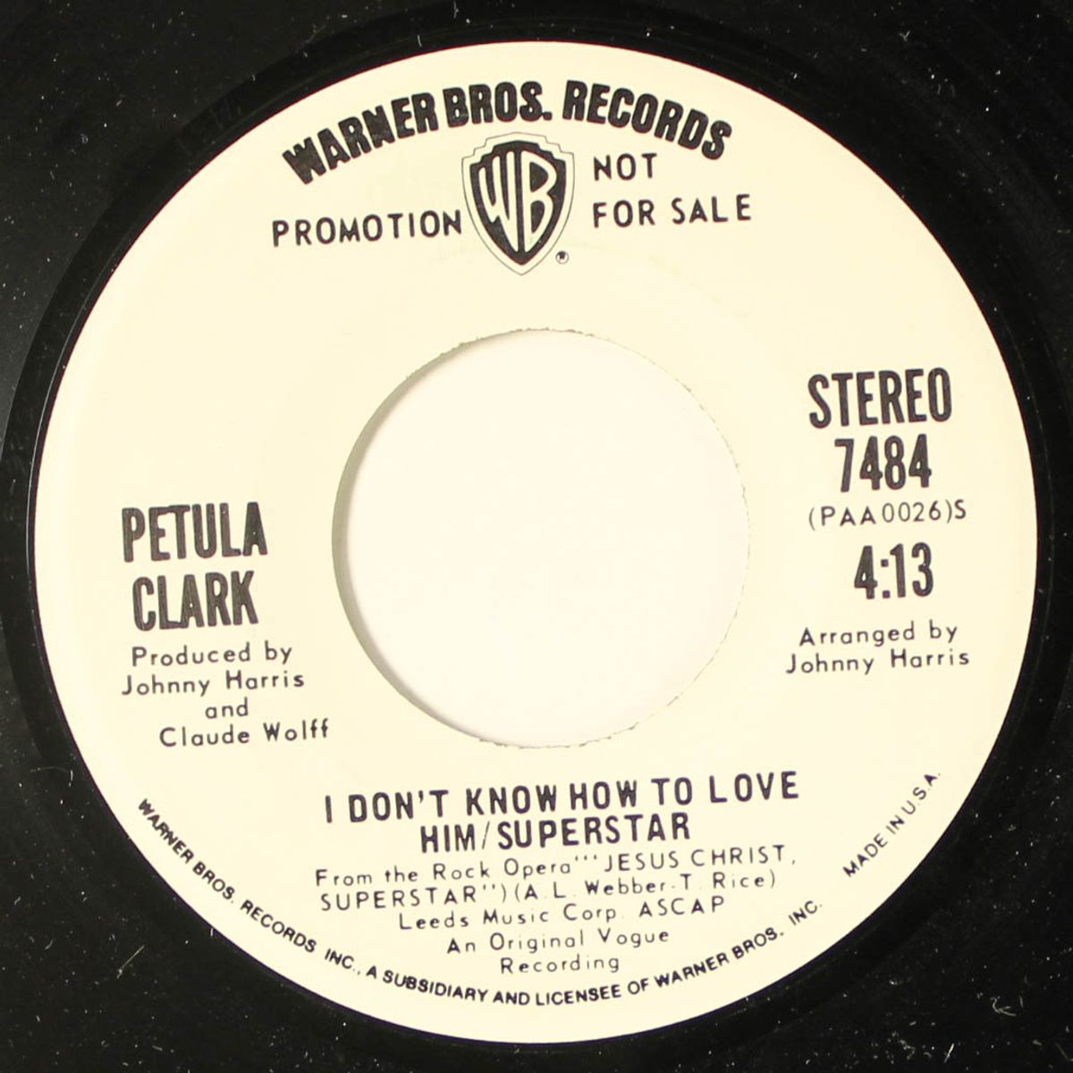 i don't know how to love him / superstar by PETULA CLARK