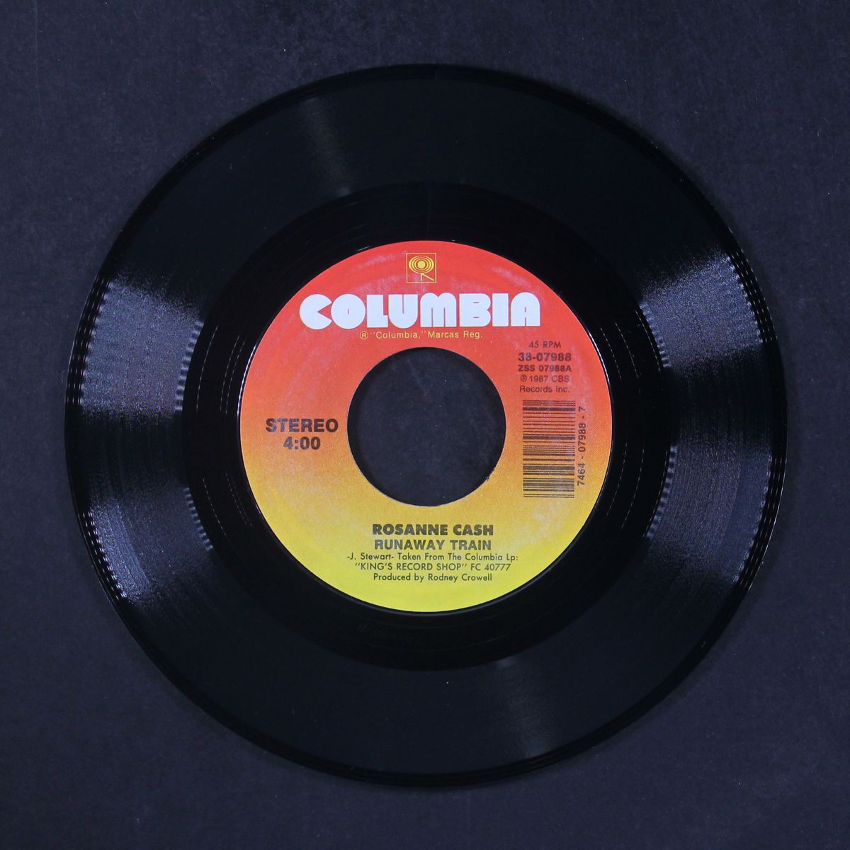 runaway train / seven year ache by ROSANNE CASH