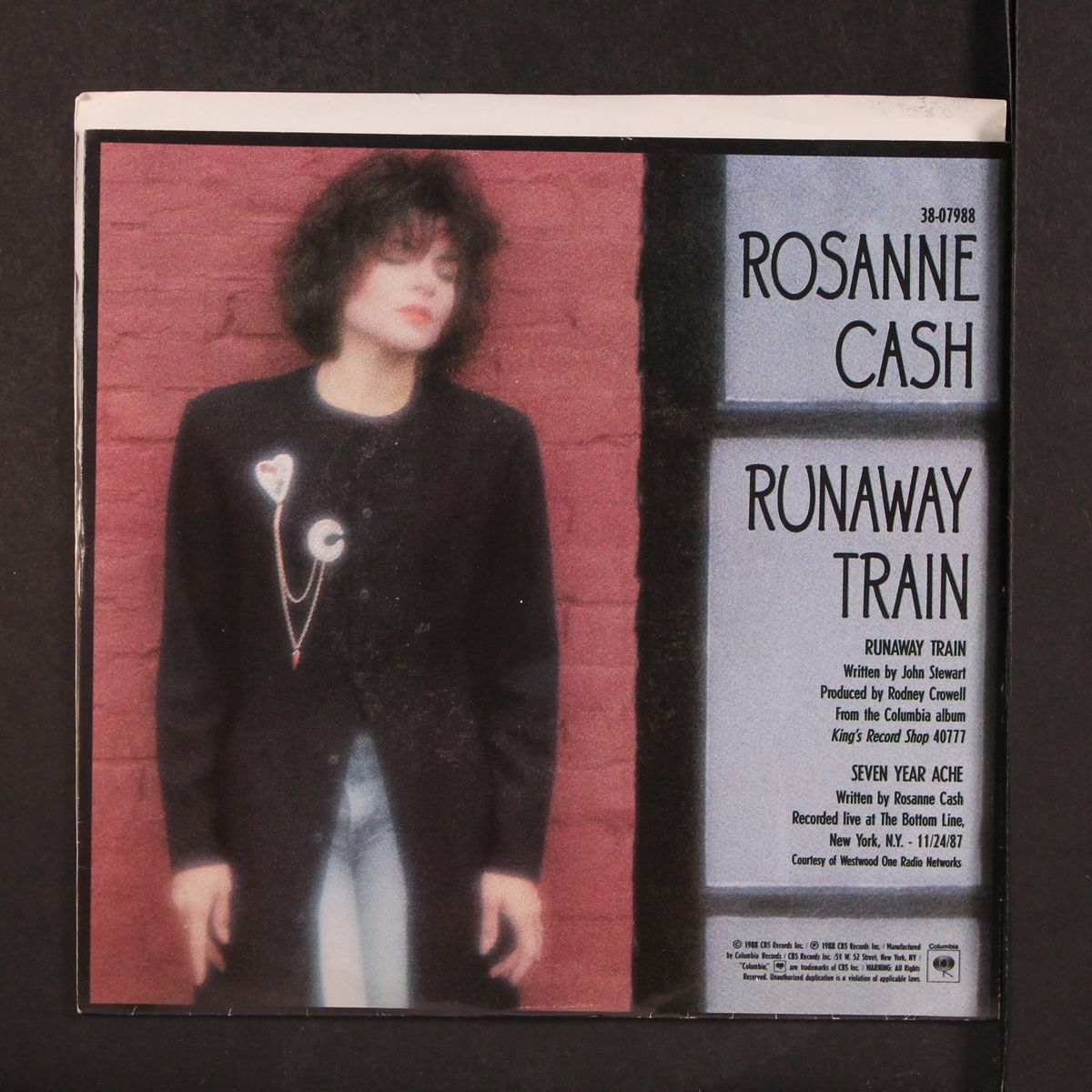 runaway train / seven year ache by ROSANNE CASH