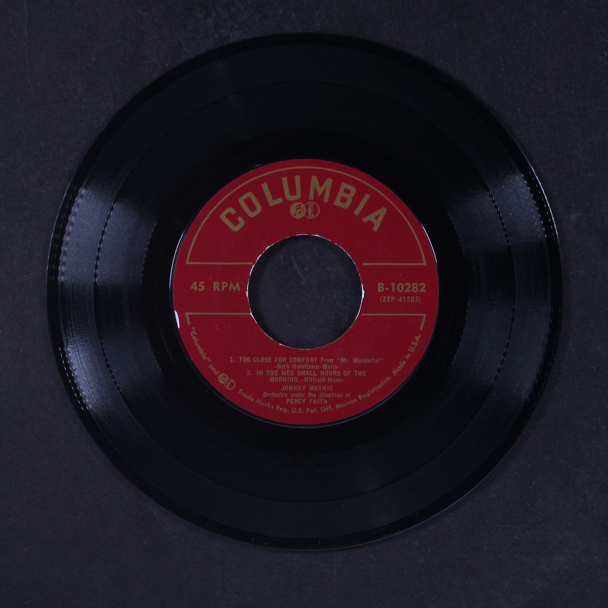 too close for comfort by JOHNNY MATHIS