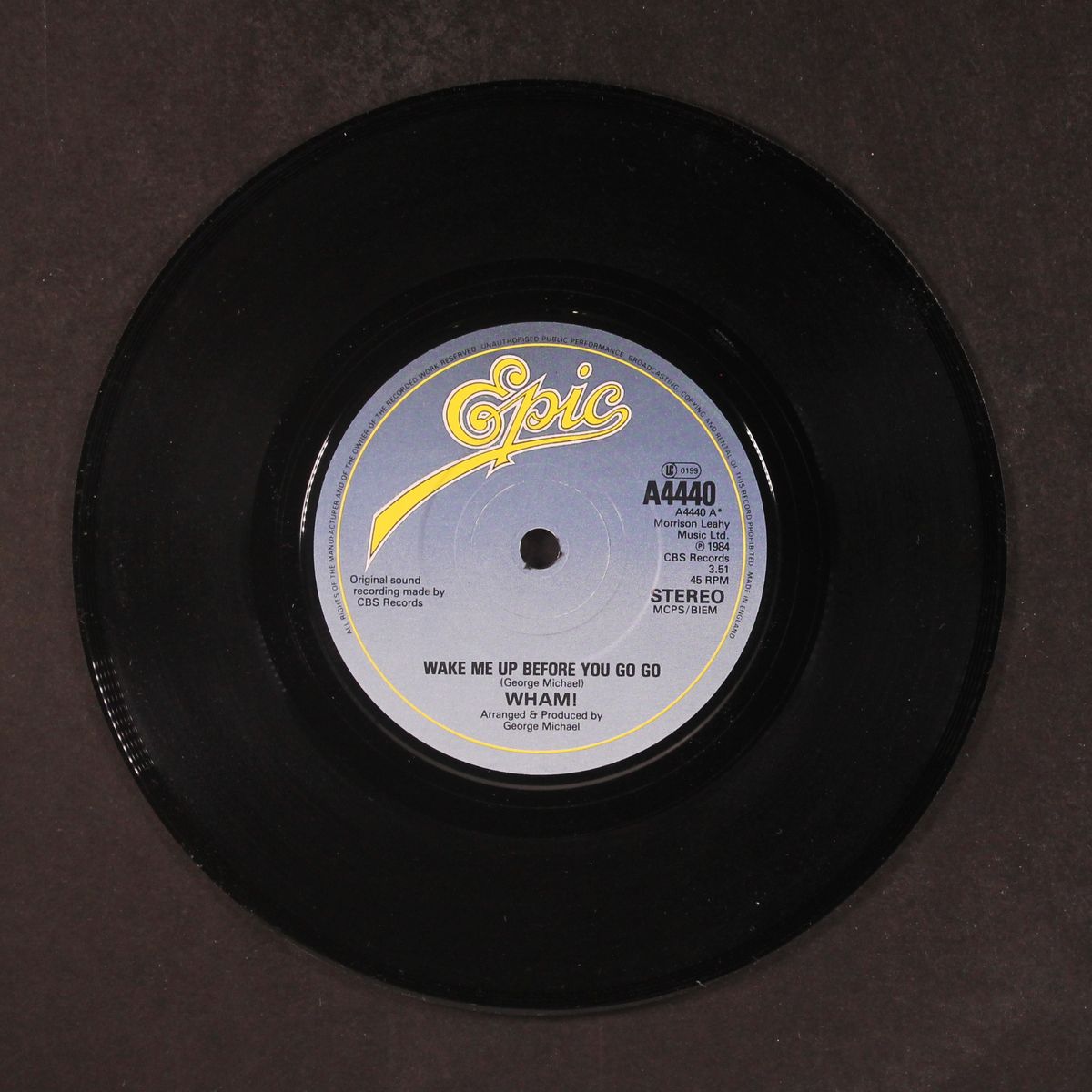 wake me up before you go go / instro by WHAM!